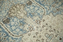 9x12.5 Vintage Distressed Tabriz Carpet