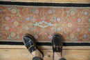 1.5x3.5 Antique Sampler Nichols Art Deco Rug Mat Runner