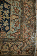 4.5x6 Antique Fine Tea Washed Malayer Rug