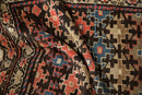 3x8.5 Antique Fragment Kurdish Malayer Rug Runner