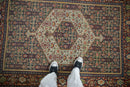 4.5x6 Vintage Senneh Rug
