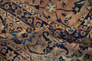 9x11.5 Antique Tea Washed Kerman Carpet