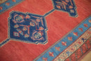 3.5x10 Antique Bakshaish Rug Runner