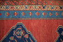 3.5x10 Antique Bakshaish Rug Runner