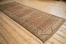 3.5x9.5 Vintage Distressed Hamadan Rug Runner