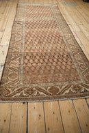 3.5x9.5 Vintage Distressed Hamadan Rug Runner