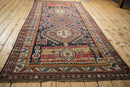 4.5x9 Antique Caucasian Rug Runner