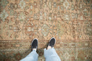 9x11.5 Vintage Distressed Ghiordes Carpet