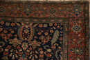 3.5x4.5 Antique Farahan Sarouk Square Rug