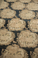 10x13 Antique Distressed Tabriz Carpet