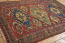 4.5x6.5 Antique Caucasian Soumac Rug