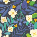 Modish Abstract Floral Wallpaper Fashionable