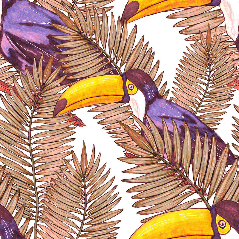 Toucan Pattern Wallpaper