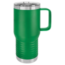 Insulated Travel Mug with Handle | 20 oz | Customizable | RCK Creations & More