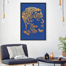 Curry Outline Canvas