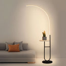 Curva Side Table & Lamp