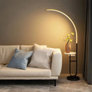 Curva Side Table & Lamp