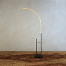Curva Side Table & Lamp