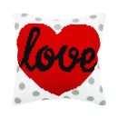 Cushion cross stitch kit  "Heart" 9355