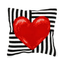 Cushion cross stitch kit  "Red heart" 9314