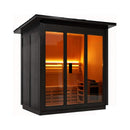 Custom 4-Person Luxury Canadian Hemlock Outdoor Steam Sauna With Heater And Stones [Made-To-Order] (SAK79406)