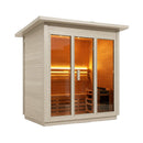 Custom 8-Person Luxury Spruce Outdoor Steam Sauna With Heater And Stones [Made-To-Order] (SAK51642)
