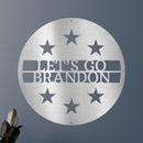 Custom Metal Wall Art - Personalized Patriotic Sign