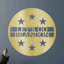 Custom Metal Wall Art - Personalized Patriotic Sign