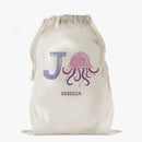 Custom Animal Alphabet Drawstring Sack