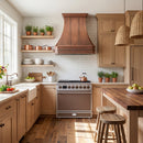 Akicon Custom Copper Range Hood Handmade with Custom Size and Finish