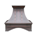 Akicon Custom Copper Range Hood Handmade with Custom Size and Finish