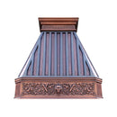 Akicon Custom Handmade Copper Range Hood for Island and Wall Mount Kitchens