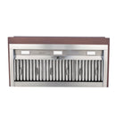 Akicon Custom Copper Range Hood Handmade with Custom Size and Finish
