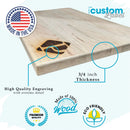 Custom Engraved Logo Cutting Board – Personalized Bulk Corporate Gift