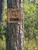 Custom engraved wooden sign