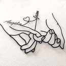 Custom Couple Love Hands