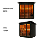 Custom 6-Person Luxury Spruce Outdoor Steam Sauna With Heater And Stones [Made-To-Order] (SAK20378)