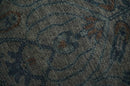 Custom Made Antique Style Gray, Taupe and Gray Traditional Design wool Rug