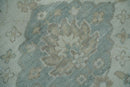 Custom Made Antique Style Neutral Ivory and Camel Custom Made wool Area Rug
