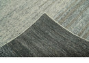 Custom Made Brown and Beige Contemporary Design Hand knotted Wool Area Rug