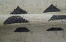 Custom Made Contemporary Design Black And Beige Hand knotted wool Area Rug