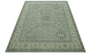 Custom Made Gray And Ivory Traditional Turkish Design Hand knotted Wool Area Rug