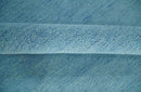 Custom Made Hand Tufted Solid Plane Light Blue Woolen wool Area Rug