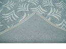Custom Made Ivory and Gray modern Pattern hand Hooked Contemporary wool Rug
