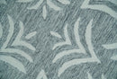Custom Made Ivory and Gray modern Pattern hand Hooked Contemporary wool Rug