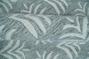 Custom Made Ivory and Gray modern Pattern hand Hooked Contemporary wool Rug
