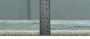 Custom Made Ivory, Gray and Green Hand knotted Traditional Oushak Wool Area Rug