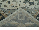 Custom Made Ivory, Gray, Camel and Charcoal Traditional Multi Size Wool Area Rug