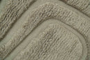 Custom Made Modern Contemporary Beige And Gray Hand Knotted Wool Rug
