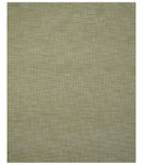 Custom Made Modern Geometrical Beige Hand Tufted Wool Area Rug
